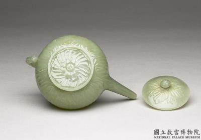 图片[3]-Jade teapot with handle, Mughal Empire-China Archive